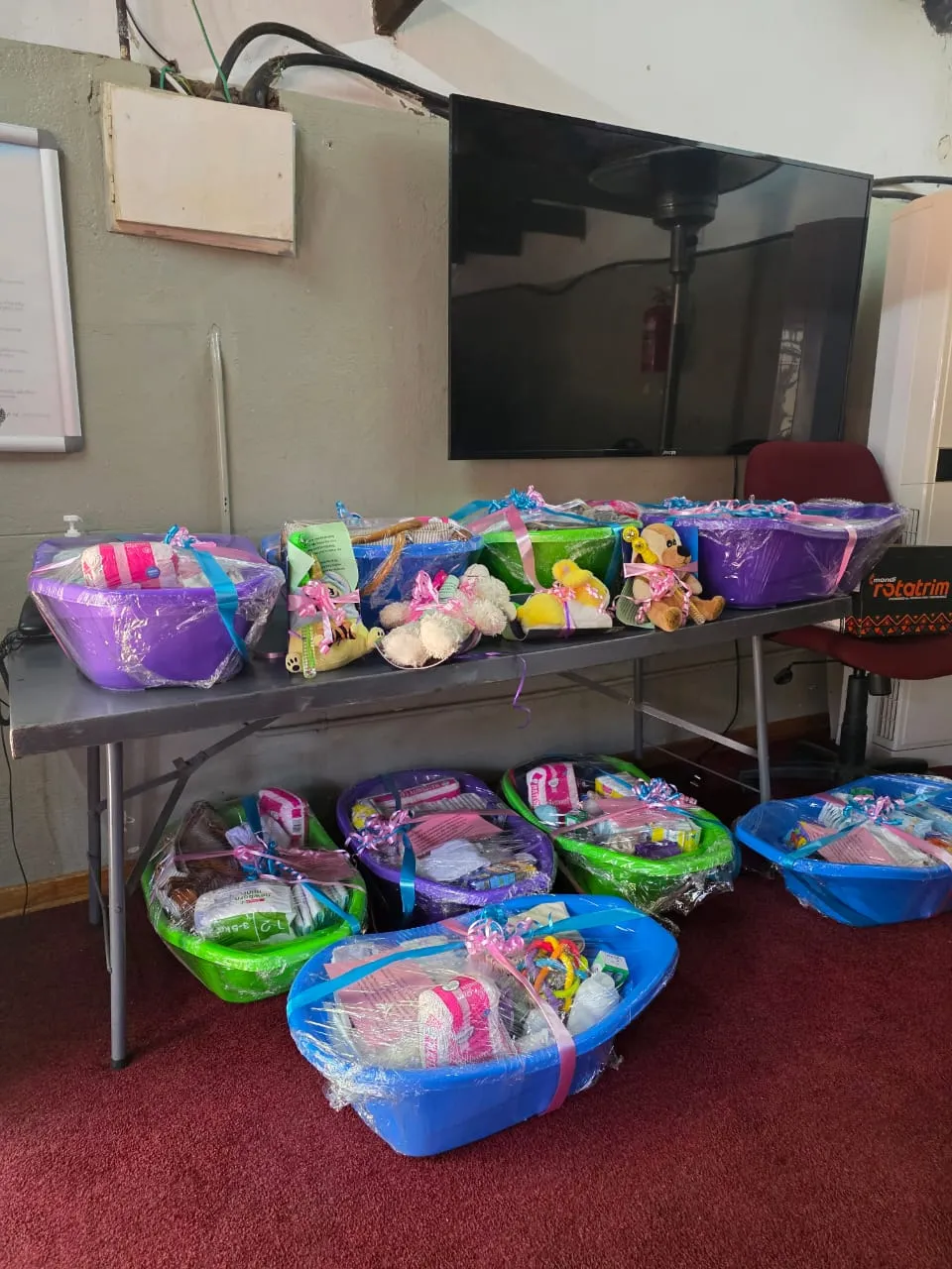 A special Baby Hamper Drive moment