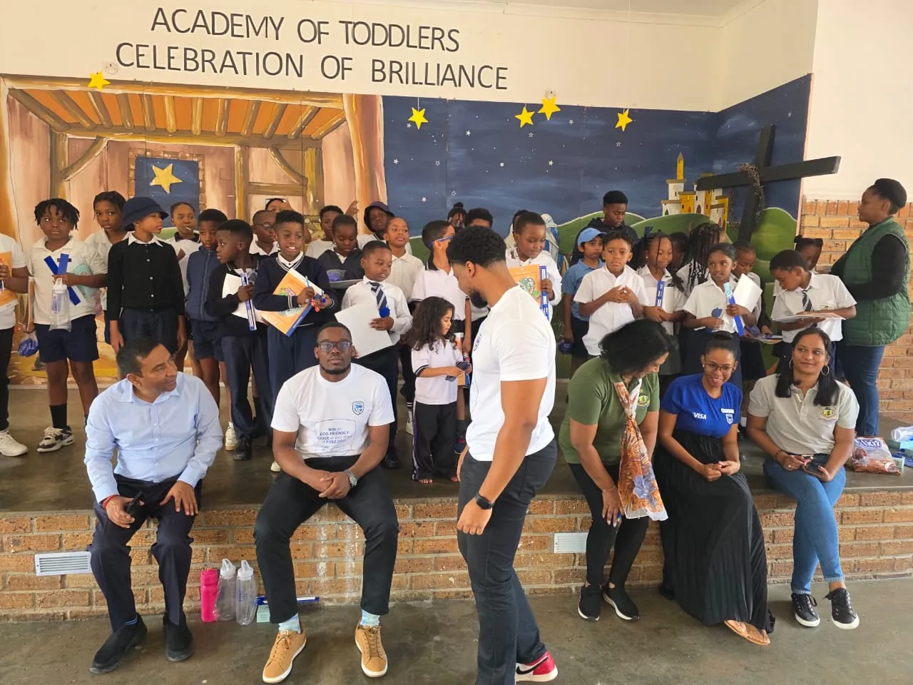 Workshop participants and the AOT school community